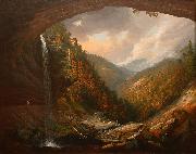 unknow artist Cauterskill Falls on the Catskill Mountains, Taken from under the Cavern, oil on canvas painting by William Guy Wall, 1826-27 Spain oil painting artist